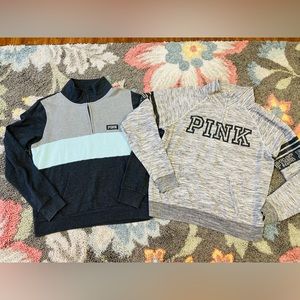 Victoria Secret Half Zip Sweatshirts